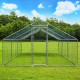 【Home&Garden】Extra Large Metal Chicken Coop Walkin Poultry Cage Rabbits Habitat Cage(19.6'Lx9.8'Wx6.5'H)