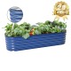 17'' Tall 6.5x2 Metal Raised Garden Beds (6 in 1)