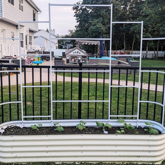 Wall Trellis (Zn-Al-Mg stainless steel) For 8 ft.L / 6.5 ft.L