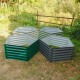 17"Tall 3.1'x3.2' Pentagon Metal Raised Garden Beds
