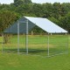 【Home&Garden】Extra Large Metal Chicken Coop Walkin Poultry Cage Rabbits Habitat Cage(19.6'Lx9.8'Wx6.5'H)