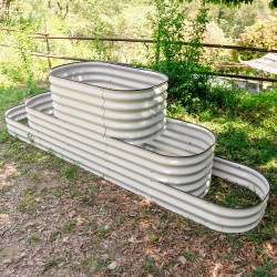 32'' Tall Terraced Large Size Metal Raised Garden Beds