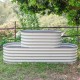 32'' Tall Double Terraced Metal Raised Garden Beds