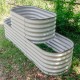 32'' Tall Double Terraced Metal Raised Garden Beds