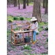 Dynamic Acacia Potting Bench with Soil Reservoir