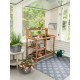 Dynamic Acacia Potting Bench with Soil Reservoir
