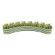 17'' Tall New Moon Shaped Raised Garden Bed