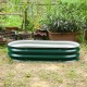 8'' Tall 3.5'x2' Metal Raised Garden Beds (2 in 1)