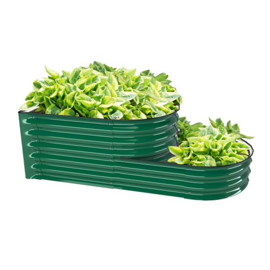17'' Tall Tiered Metal Raised Garden Beds