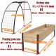 "EcoGrow Self-Watering Elevated Garden Bed with Clever Arch"