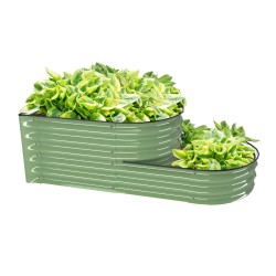 17'' Tall Tiered Metal Raised Garden Beds