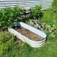 8'' Tall 5'x2' Metal Raised Garden Beds (4 in 1)