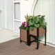 2 Mobile Corner Planter Bundle