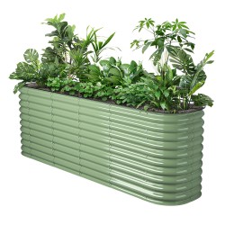 32'' Tall 8'x2' Metal Raised Garden Beds (9 in 1)