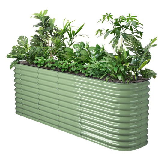 32'' Tall 8'x2' Metal Raised Garden Beds (9 in 1)
