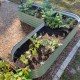 17" Tall L-Shaped Metal Raised Garden Beds