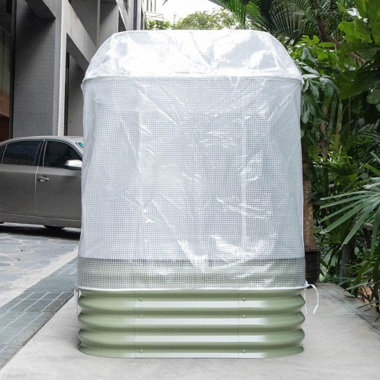 Raised Garden Bed Cover System ( Arched frame/Net cover/PE Cover)