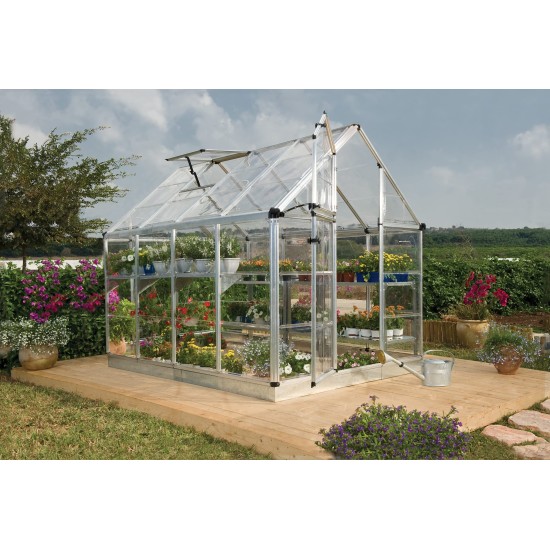 【Home&Garden】Vitavia 8x6 Venus 5000 Greenhouse - Horticultural Glass