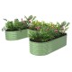 17" Tall U-Shaped Standard Size Metal Raised Garden Beds