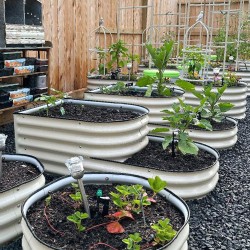 17'' Tall Tiered Metal Raised Garden Beds