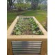 Vegeta Corrugated Metal Raised Garden Bed
