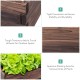 Wooden Raised Garden Bed Kit - Elevated Planter Box For Growing Herbs Vegetable
