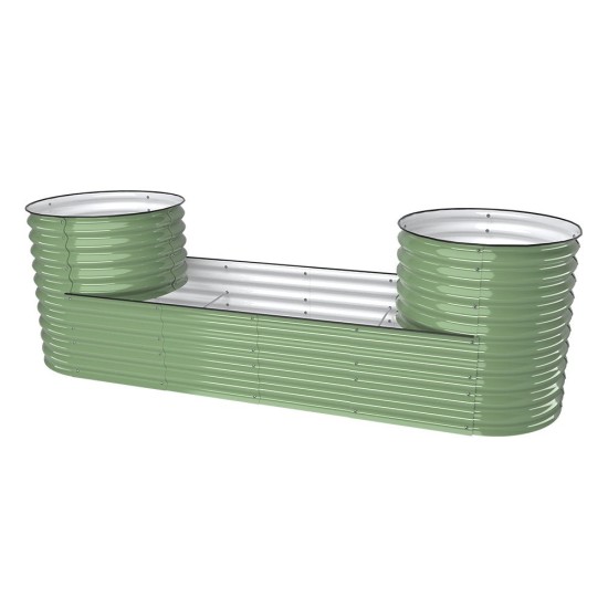 32'' Tall Castle Metal Raised Garden Beds