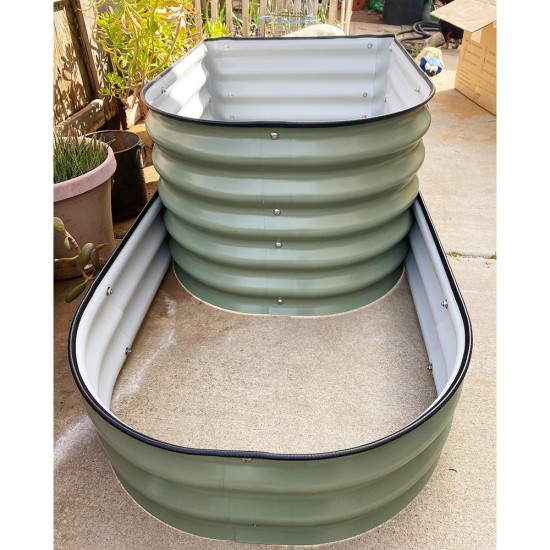 17'' Tall Tiered Metal Raised Garden Beds