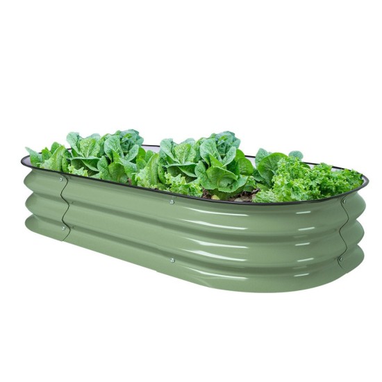 8'' Tall 3.5'x2' Metal Raised Garden Beds (2 in 1)