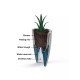Sedona Tall Planter, 28" Height