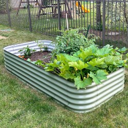 17'' Tall 8x4 Metal Raised Garden Beds (10 in 1)