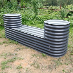 32'' Tall Castle Metal Raised Garden Beds