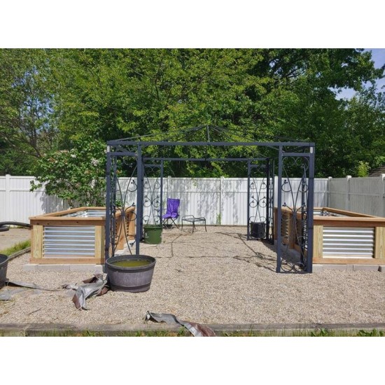 Vegeta Corrugated Metal Raised Garden Bed