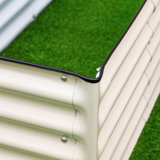 17'' Tall Rectangle Large U Shaped Raised Garden Bed