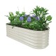 17" Tall 5'x2' Metal Raised Garden Beds (4 in 1)