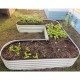 17" Tall U-Shaped Large Size Metal Raised Garden Beds