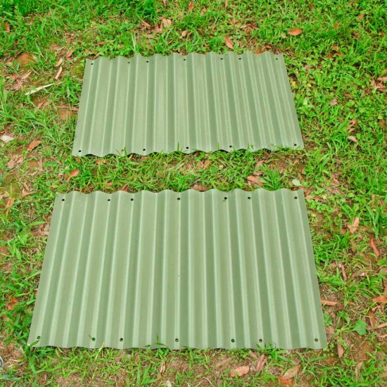 Side Panels To Extend 17"/32" Tall Metal Raised Garden Beds -2 Pics