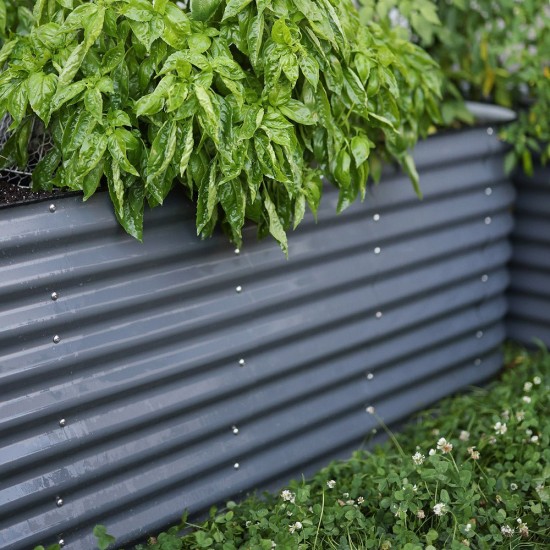 32'' Tall 6.5'x2' Metal Raised Garden Beds (6 in 1)