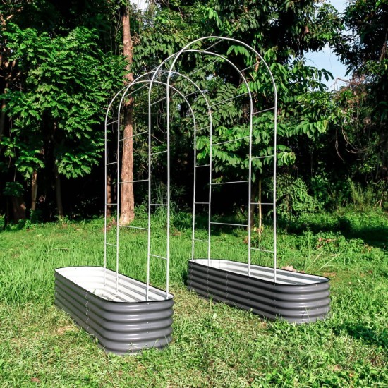 Arched Trellis (Zn-Al-Mg stainless steel) For 8ft.L/ For 6.5ft.L