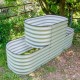 32'' Tall Double Terraced Metal Raised Garden Beds