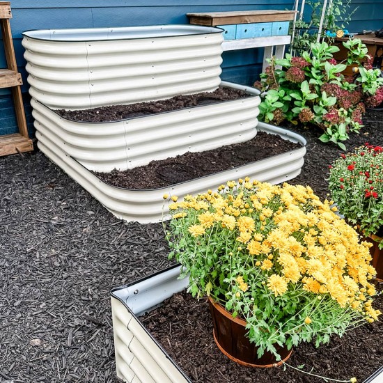 32'' Tall 3 Tiered Raised Garden Bed