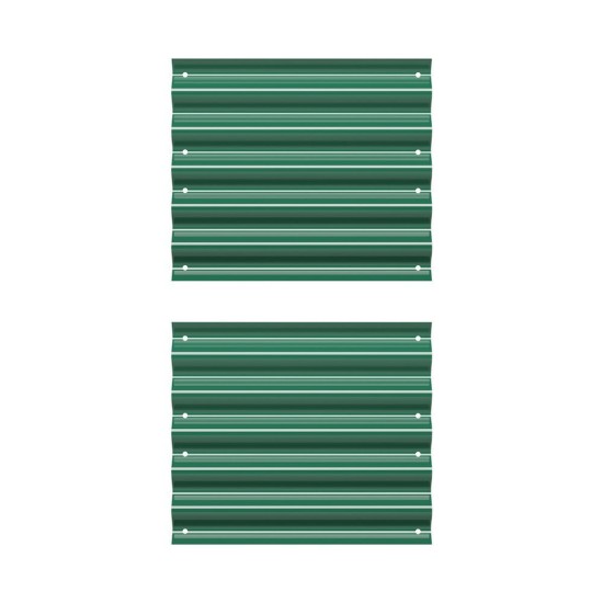 Side Panels To Extend 17"/32" Tall Metal Raised Garden Beds -2 Pics