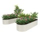 17" Tall U-Shaped Large Size Metal Raised Garden Beds