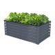 17"Tall 3.5'x2' Rectangle Metal Raised Garden Beds
