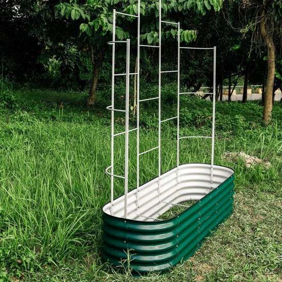 Wall Trellis (Zn-Al-Mg stainless steel) For 8 ft.L / 6.5 ft.L