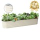 17'' Tall 8x2 Metal Raised Garden Beds (9 in 1)