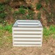 17" Tall Square Metal Raised Garden Beds - Twin Pack