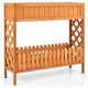 2-Tier Raised Garden Bed Elevated Wood Planter Box for Vegetable Flower Herb