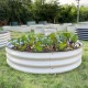 8'' Tall 42'' Round Metal Raised Garden Beds