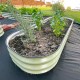 8'' Tall 5'x2' Metal Raised Garden Beds (4 in 1)